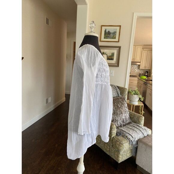 White Bathing Suit Coverup (one size) - Picture 5 of 5